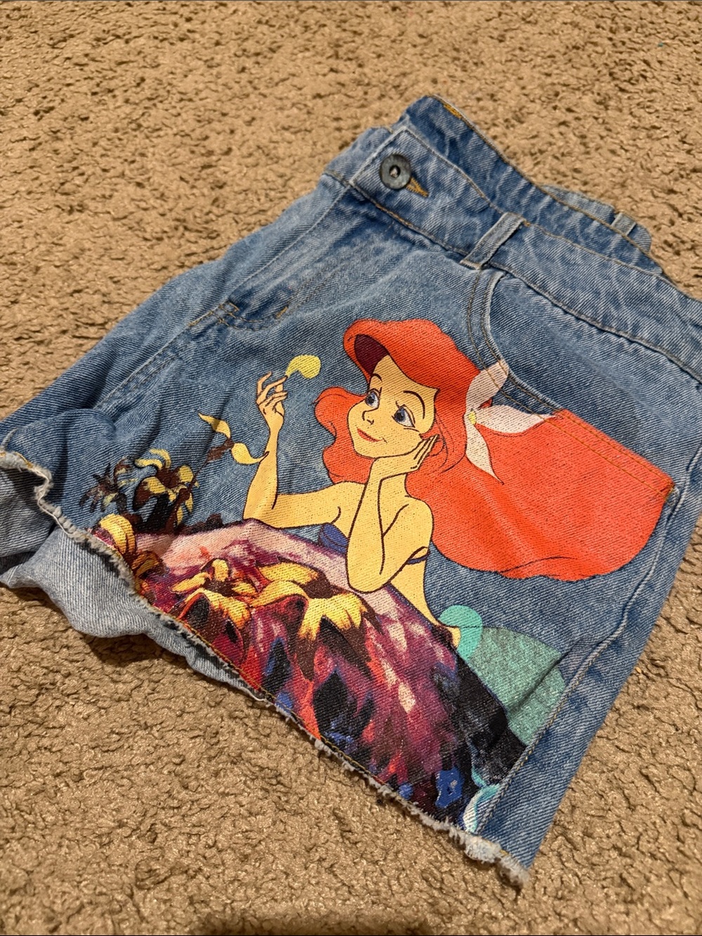 Hot Topic Light Blue Denim Jean Shorts